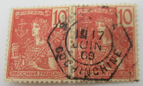 Indochine timbres 28 paire - indochine, n°