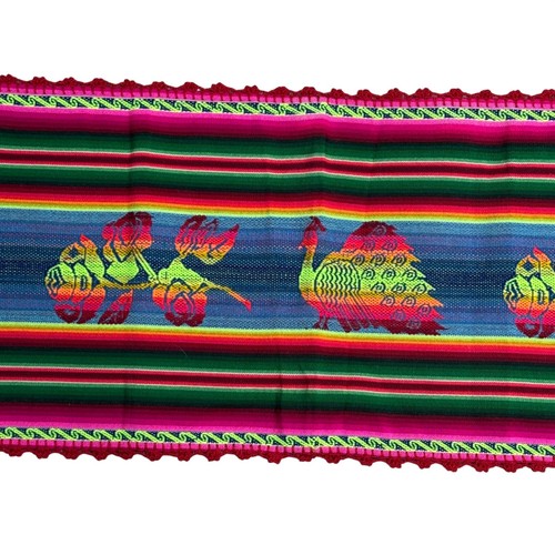 Mexican table runner woven - mexican,