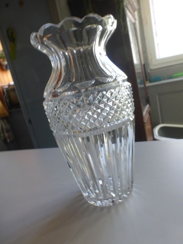 Superbe grand vase cristal - superbe, en