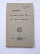 Souvenirs d'un directeur de l'artillerie - Général Baquet - Charles Lavauzelle