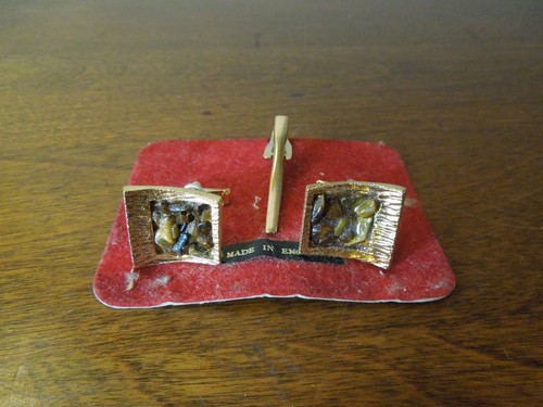 Vintage cufflinks and - and, tie