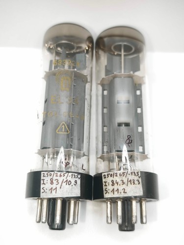 Matched pair el34 rft tubes - pair,