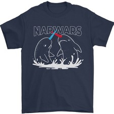 Narwars Narval Parodie Baleine T-Shirt 100% Coton