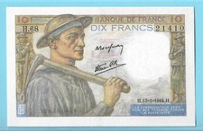10 FRANCS MINEUR du 13=1=1944