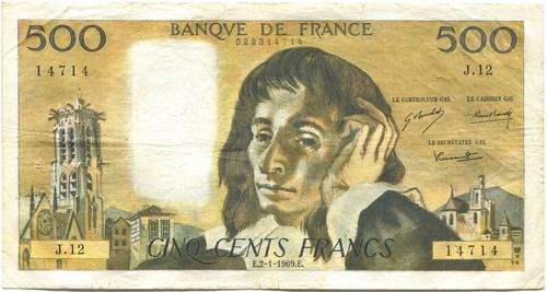 France billet 500 francs - france,,