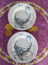 2 Assiettes Creuses Faience
