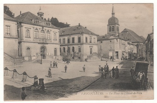 Cpa vaucouleurs place - cpa,