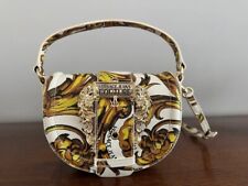 Sac d'épaule Versace Jeans Couture Blanc Doré