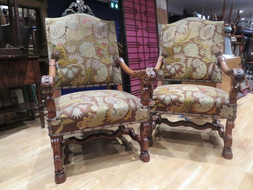 Paire gros anciens fauteuils - paire,