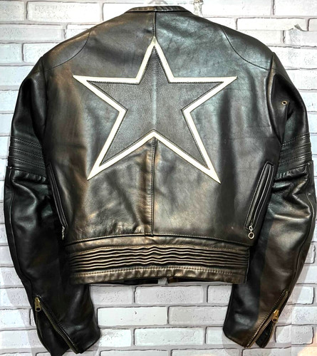 Veste course cuir pour - de,