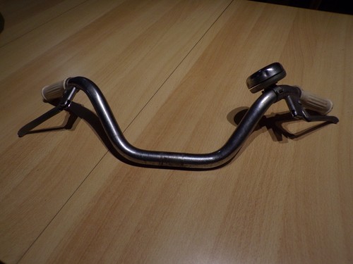 Ancien guidon vélo aluminium