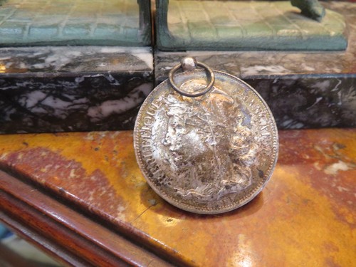 Ancie médaille argent societe - médaille,