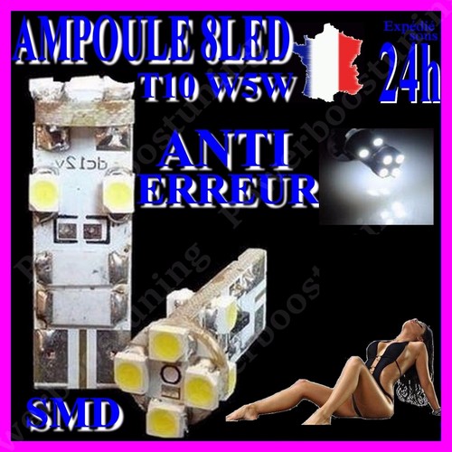 Ampoule w5w t10 led smd - a,