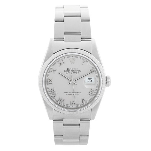 Rolex datejust 16234 silver - rolex,