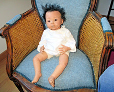 Authentique poupée de collection reborn modèle rare super réaliste 64 cm