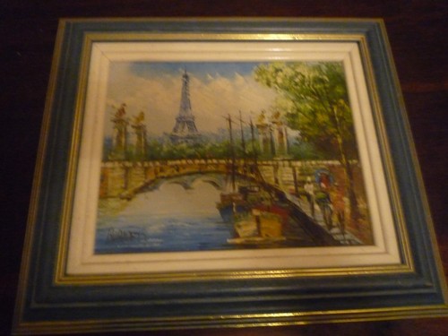 Paris tour eiffel pont - la,