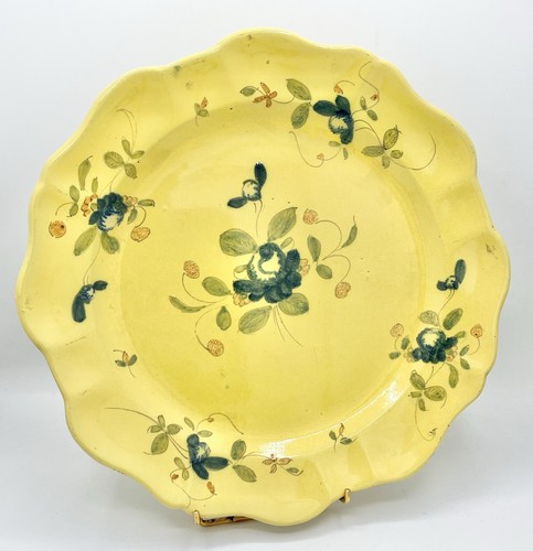 Plat faïence de - en,