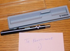 vintage STYLO à BILLE Pen PARKER alsatel ALSACE fine point cartouche roller ball