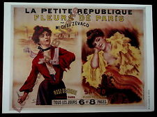 Affiche repro La petite République Fleurs de Paris Sapho Rose de Corail