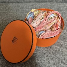 Foulard plissé Hermès soie