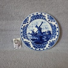 Petite assiette décorative en porcelaine de hollande Delfts Blauw Hand painted