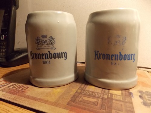 Chopes bière vintage lot - a,