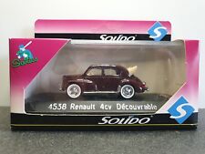 Renault 4cv decouvrable Solido 4538