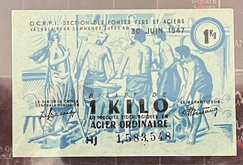 France 1947 ocrps billet 1kg - 1947,