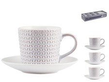 Ensemble H&H Neuf 6 Tasses De