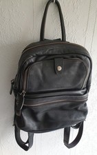 Sac à dos GERARD HENON cuir noir grainé tbeg