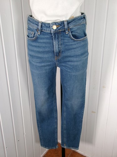 Pantalon jeans taille haute