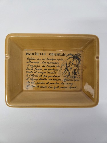 Gien france ceramic ashtray - gien,