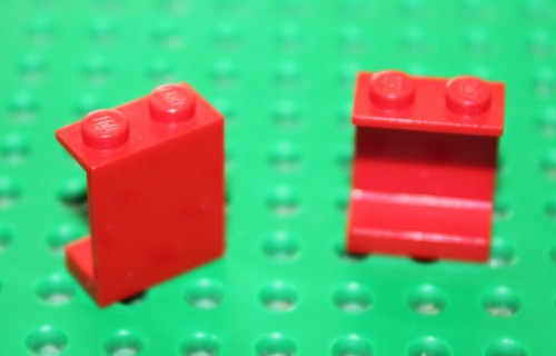 Lego red panel 4864a set - 2, x