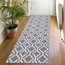 Tapis de Couloir Long Antiderapant 60x180cm Tapis de Cuisine Devant Evier Lav...