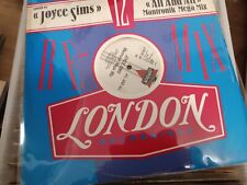 12" MAXI -Joyce Sims – All And All (Mantronik Mega Mix)   UK 1986 VG+/EX
