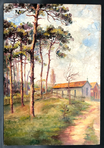Tableau vue arcachon 1936 - tableau,
