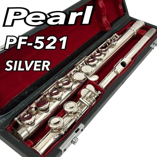 Flûte pearl 521 - pf-521, plaquée