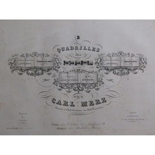 MERZ Carl La Ste Catherine Piano ca1850