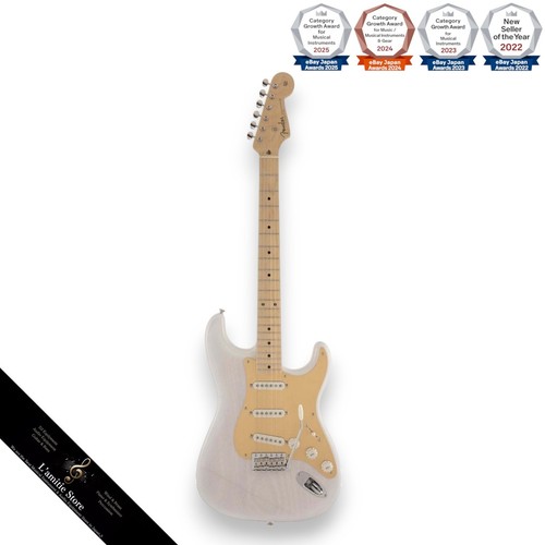 Guitare blonde blanche fender - blanche,