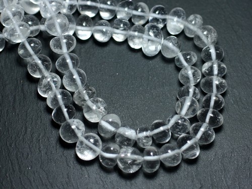 10pc perles pierre cristal - 10pc,