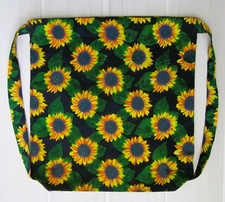 sac à dos en tissu LE CLUB DES CREATEUR DE BEAUTE motif tournesol