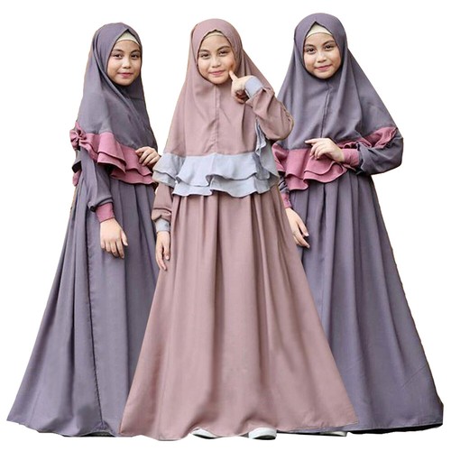 2pcs muslim abaya kids girls - kids,