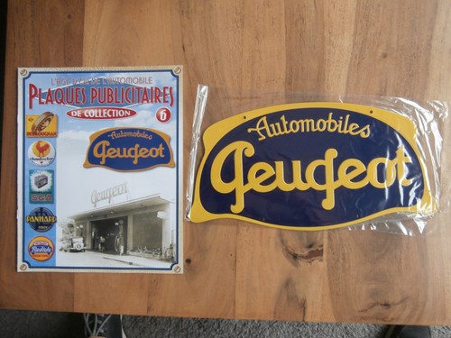Plaque metal publicitaire - plaque,