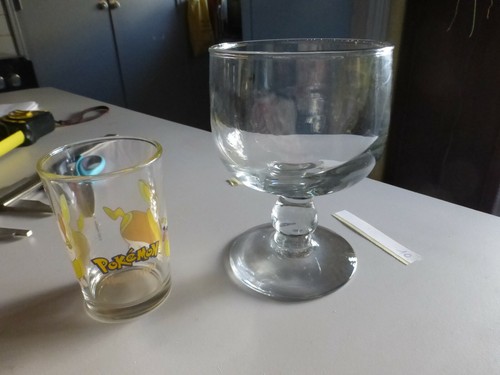 Ancien grand verre louis - grand,