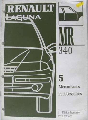 Manuel atelier renault - d'atelier,