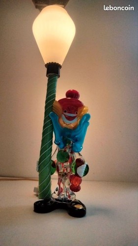 Lampe clown réverbère - lampe, au