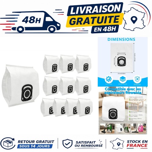Sacs aspirateur compatibles - 10,