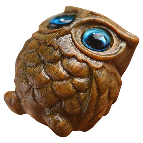 Chouette decorative statue - chouette,