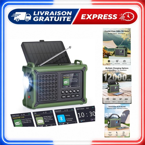 Rocam radio urgence solaire - rocam,