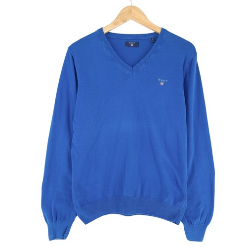 Vintage gant pull homme bleu - vintage,